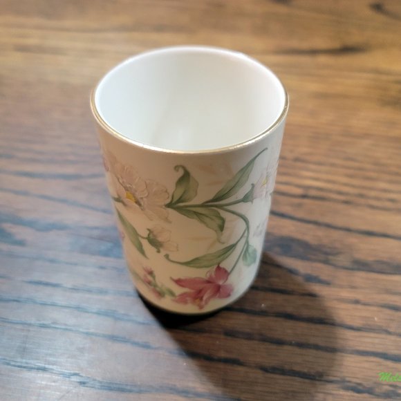 Prima Floral Otagiri Porcelain Small Bud Vase Japan Trinket Dish - Picture 2 of 4